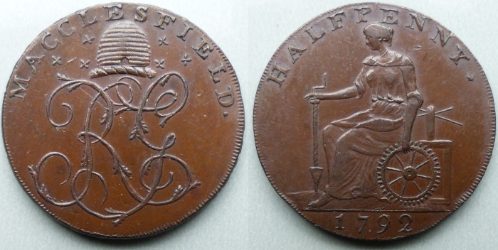 Macclesfield 1792 halfpenny